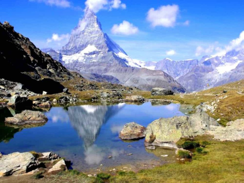 逆さマッターホルン