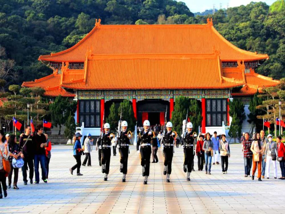 忠烈祠の衛兵交代式