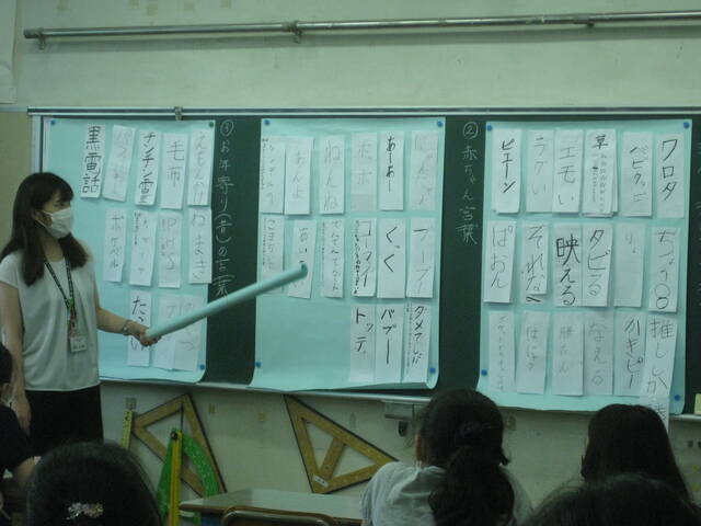 国語ー６年 世代による言葉の違い 今日の中島根