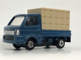 軽トラ、デコトラ、メッキ、キャリー、トミカ、ミニカー トミカ ミニカー デコトラ ワイドタイヤ軽トラ バイク輸送