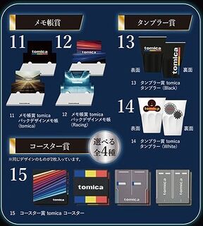 コンビニ支払い不可 トミカ ラストワン賞タンブラー メモ帳 コースター 一番くじ 第2弾にもついに手を出す コンビニトミカくじ シビックから