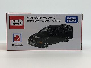 ヤマダデンキ オリジナルトミカ 三菱 ランサーエボリューションⅣ 4個セット 日本車！旧車！『ランエボ4』【ミニカー 新製品 開封