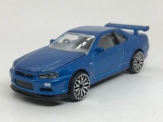 トミカ改造 日産 R34 GTRボンネット開閉 紫マジョレット ホットウィールj トミカ改造 日産 R34 GTR ボンネット開閉 紫マジョレット ホット