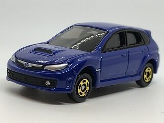 トミカくじ 第二弾 ラスト賞 スカイライン インプレッサWRX STI セブンイレブン トミカくじ第2弾 10 スバル インプレッサ WRX