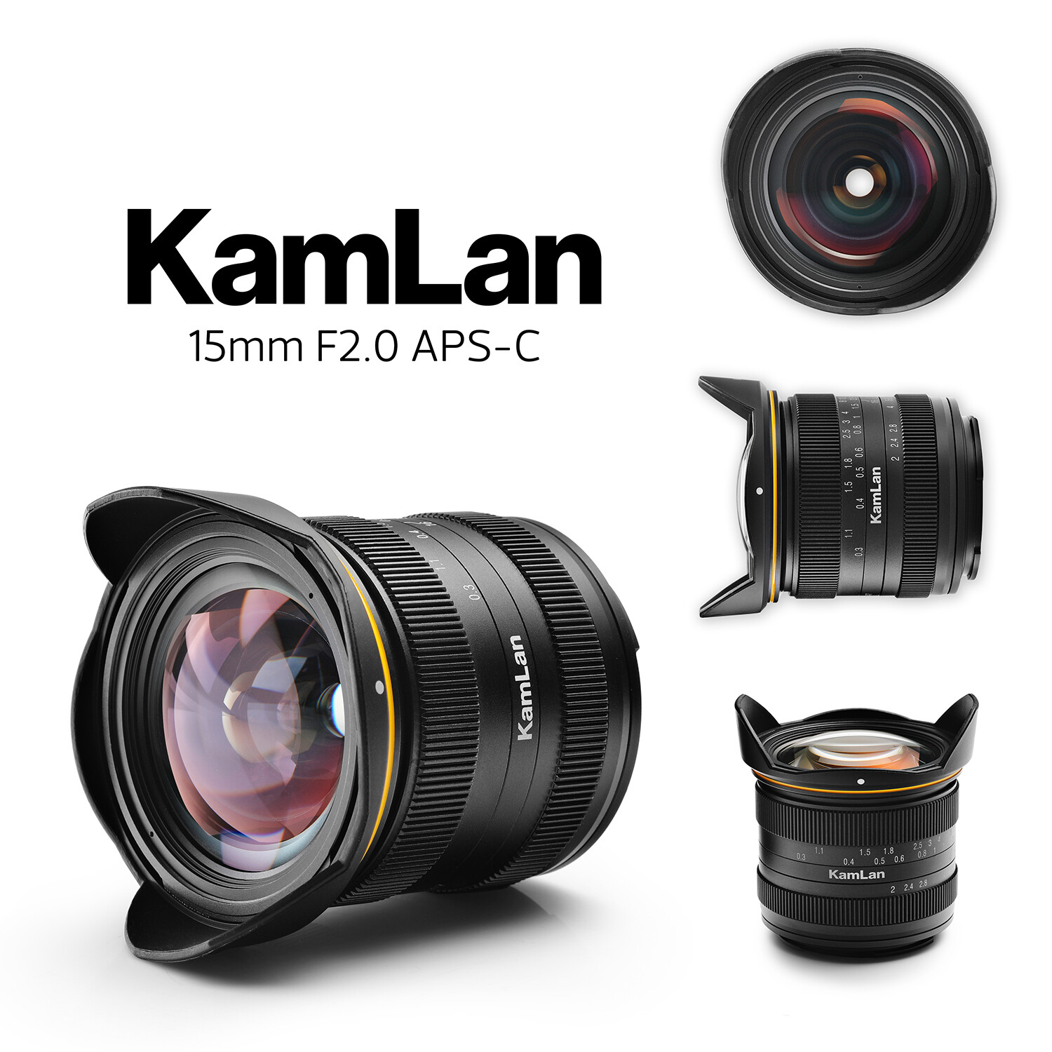 レンズ(単焦点) KamLan 15mm F2 EOS-M 新商品 KAMLAN （カムラン） 15mm F2 各社ミラーレスカメラ用