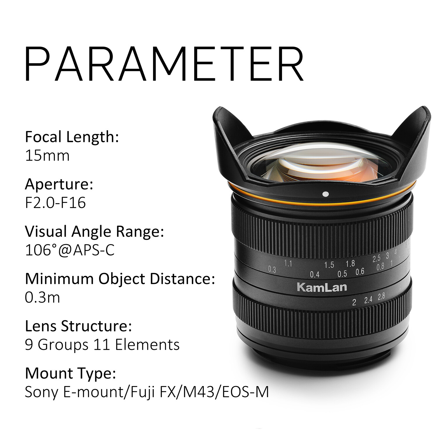 新製品：KAMLAN15mmF2.0① 2019/12/23 : 中川光学研究室ブログ