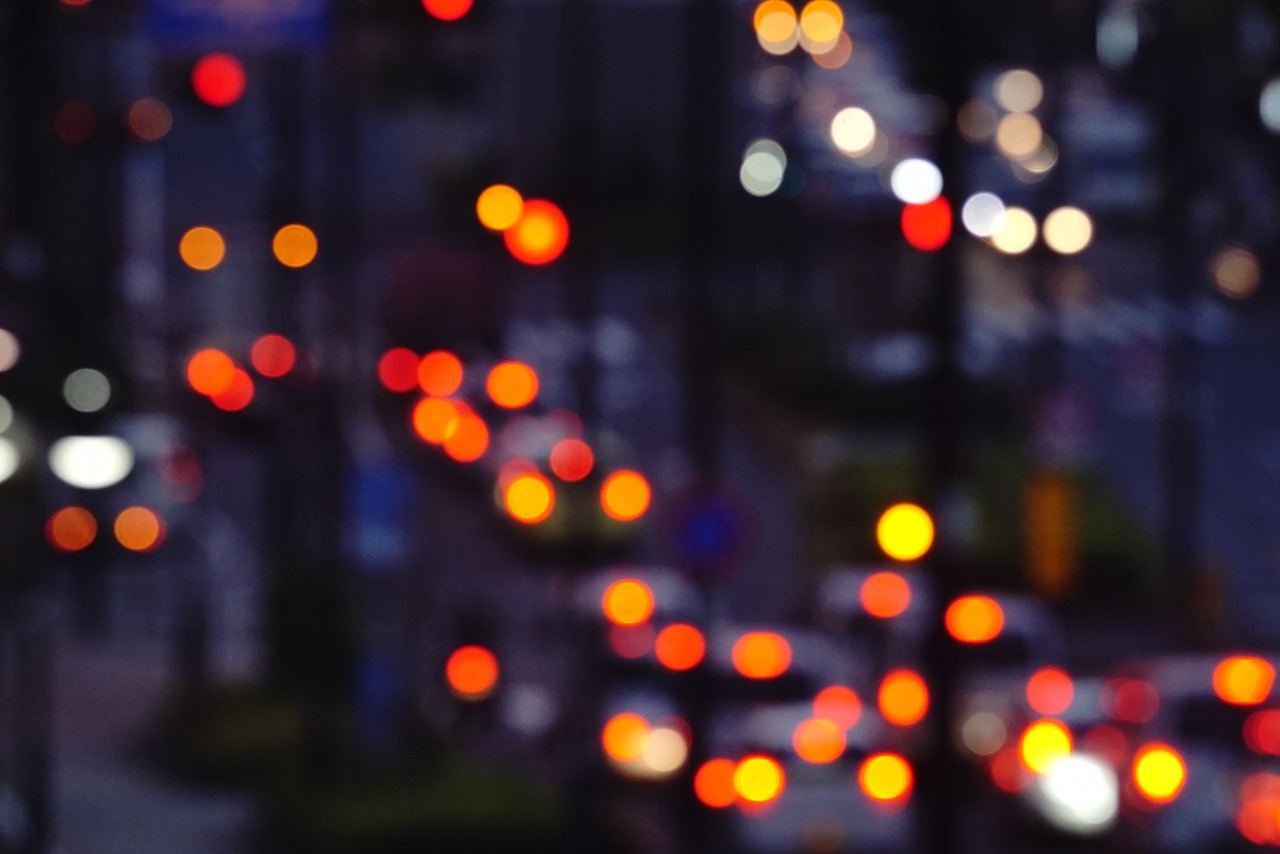 Borg36ed フラットナー1 1 による高層ビル街とピンボケの街 12 11 中川光学研究室ブログ