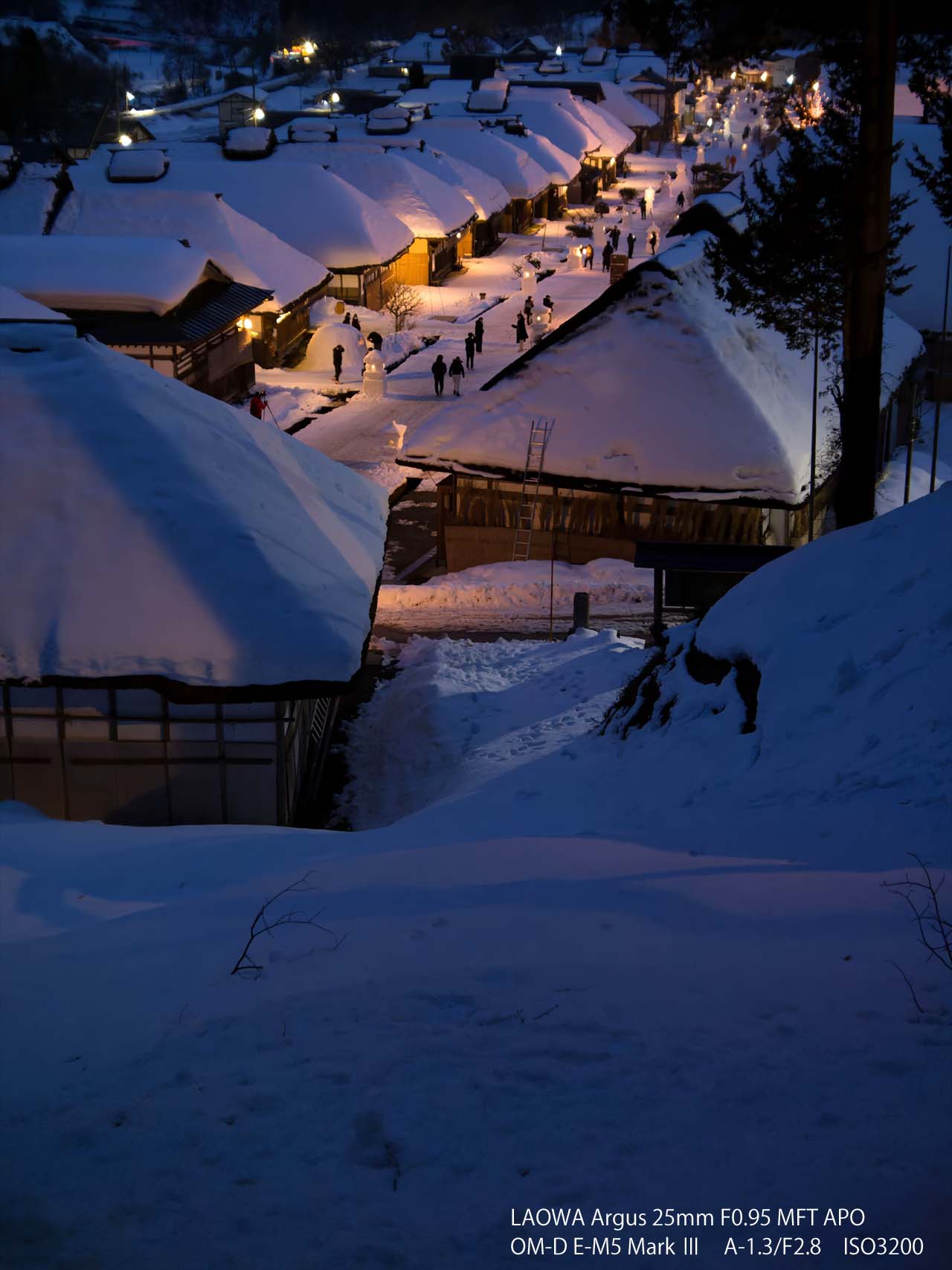 投稿：LAOWA25mm F0.95で大内宿の雪景色を撮る 2023/02/27 : 中川光学