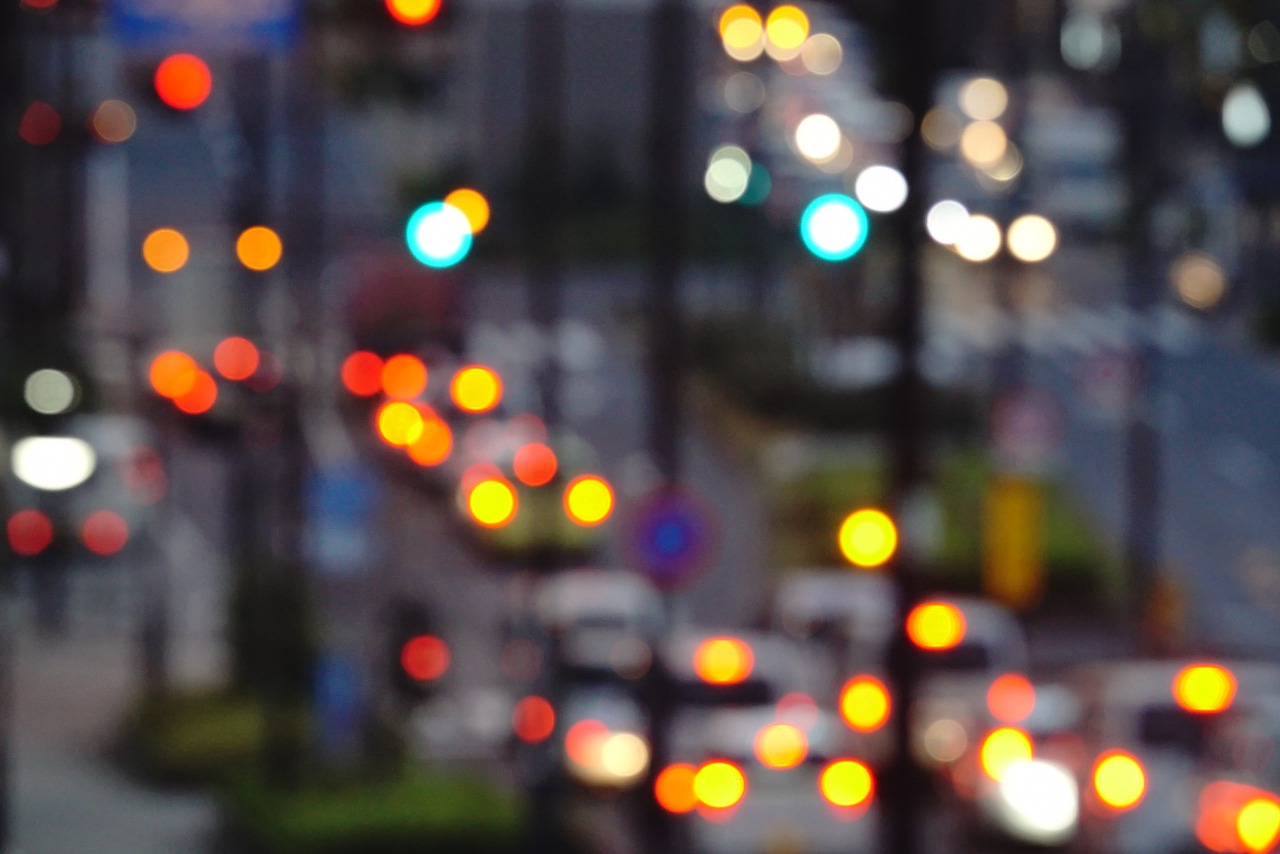 Borg36ed フラットナー1 1 による高層ビル街とピンボケの街 12 11 中川光学研究室ブログ