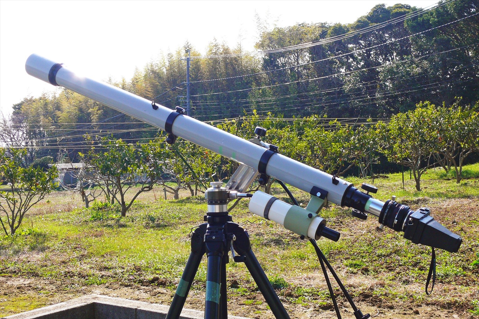 6㎝アクロマートF20による月面 2021/01/09 : 中川光学研究室ブログ