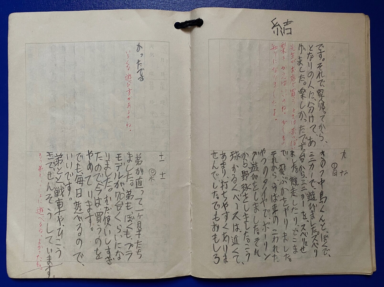 1971年の日記帳から～夏休みが終わって 2025/09/15 : 中川光学研究室ブログ