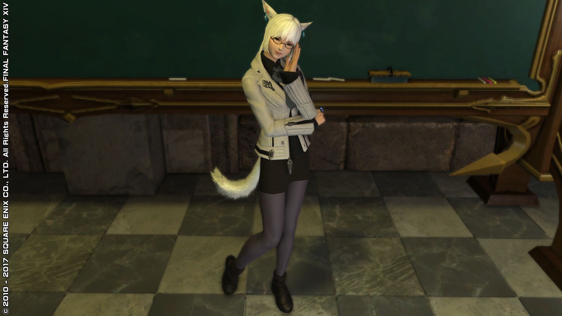女性教職員風ミラプリ 錬金術師 Stray Miqo Te