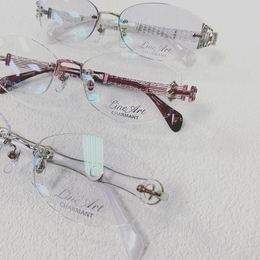 CHARMANT Line 日本製 ツーポイントメガネ 　チタン 最軽重 46 CHARMANT Line 日本製 ツーポイントメガネ チタン 最軽重 46