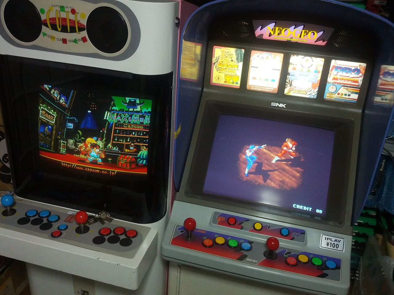 に値下げ！ [リプロ品]アーケード 筐体 ミニキュート「CAPCOM」 ロゴ
