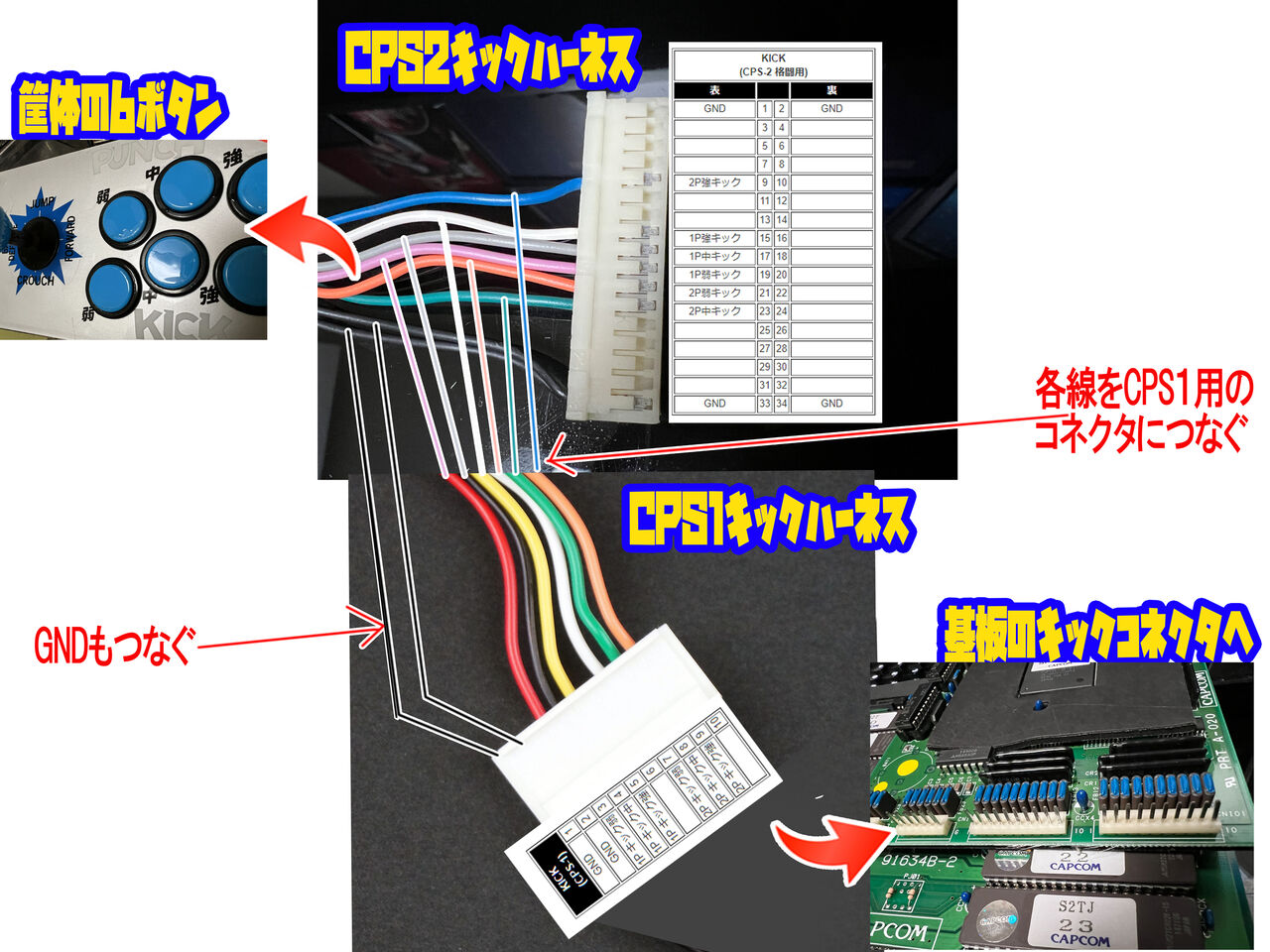 JAMMA ハーネス | 互換品 KVCオリジナル はじまりはビープ音 Shimasuの 