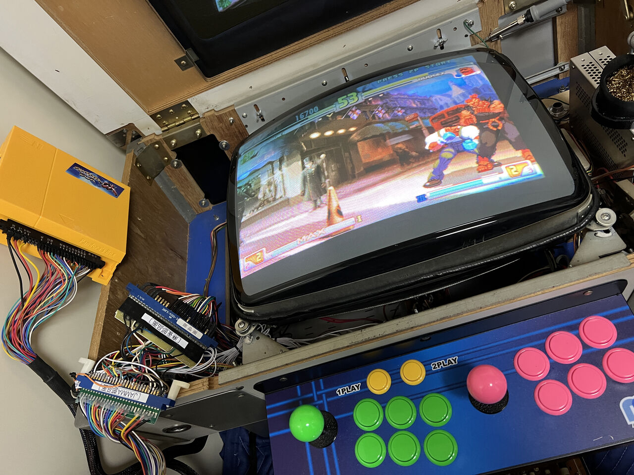 テーブル筐体 6ボタン化作戦 その③ おわり : ナカムーオンライン