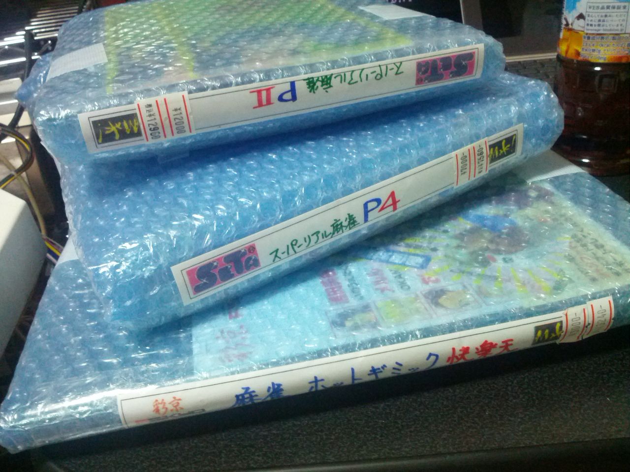 セタ アーケード基板 スーパーリアル麻雀 P4 ＋ P’s CLUBグッズセット セタ アーケード基板 スーパーリアル麻雀 P4 ＋ P's CLUBグッズ