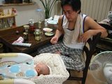 寝る