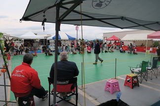ドッグショー会場