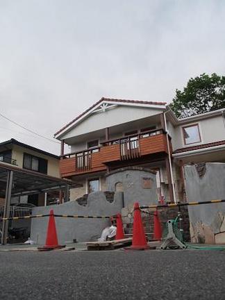 外構工事「施工中」