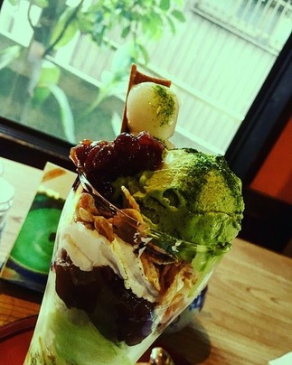 抹茶パフェ