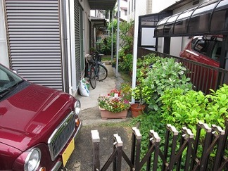 施工前のお庭