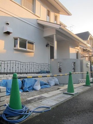 ガレージ拡張工事