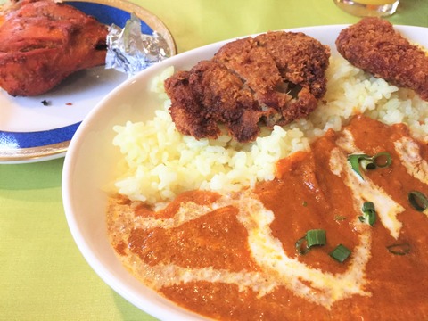キーマチキンカツカレー