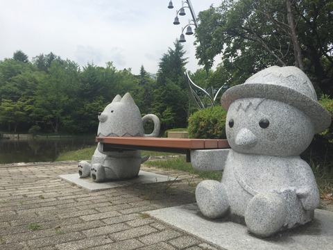 こまかっぱベンチ