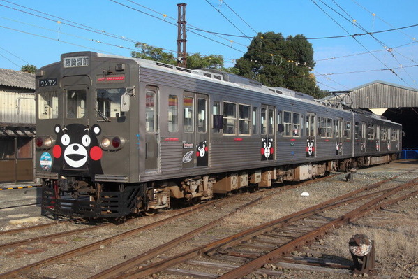 熊本電鉄6000形くまモン電車引退 : 中島の鉄道ブログ