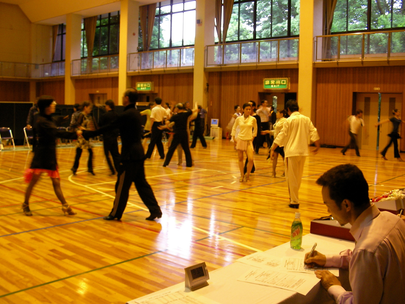 栃木市総合体育館で審査 社交ダンスブログ 中田ダンススクールブログ