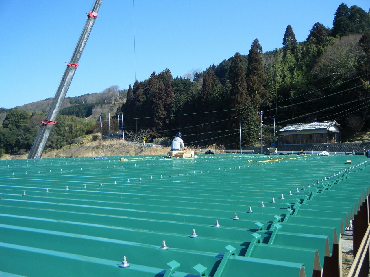 2/22 屋根折版葺きと屋根葺き替え工事 : 中辻板金日々の行動