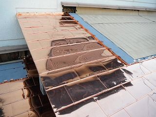 10 31 銅板一文字葺き 中辻板金日々の行動