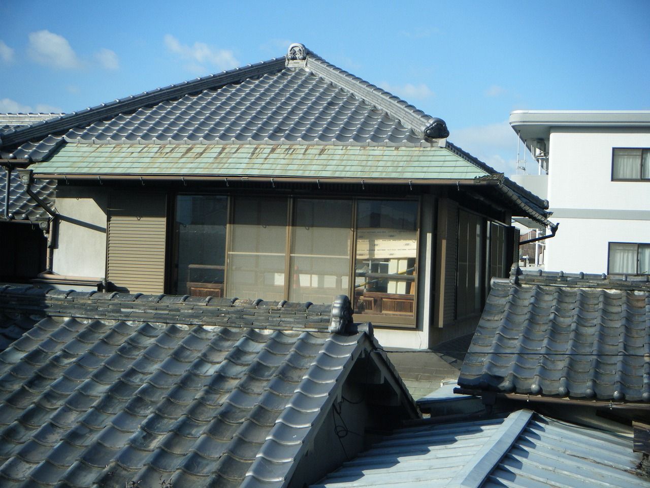 12 8 雨漏りの修理と樋取り換え工事 中辻板金日々の行動