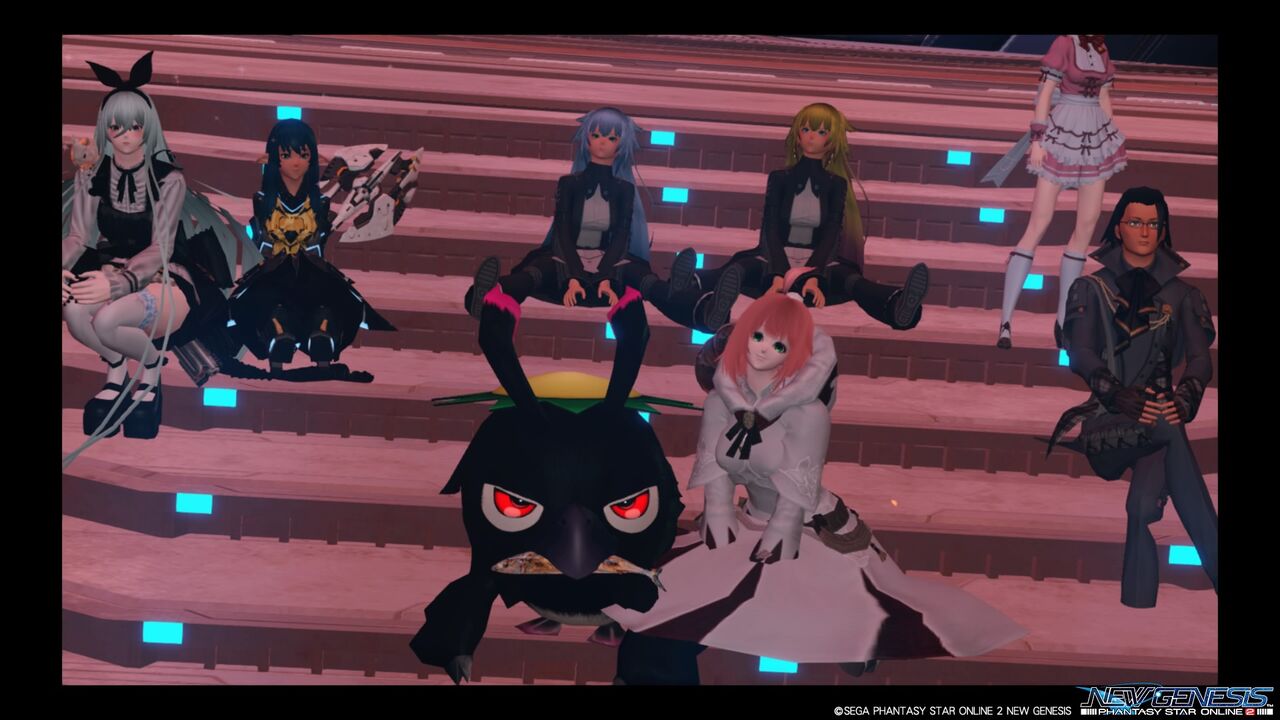 深淵の黙示録ngsで初のチーム集合写真 D といろいろ Pso2 Ngs 深淵の黙示録 １鯖のまったりチーム