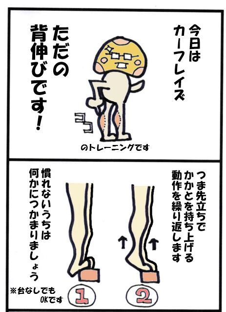 自宅でできる筋トレ 気が付いたら背伸びすべし 脳筋系 心臓血管外科医の健康コラム