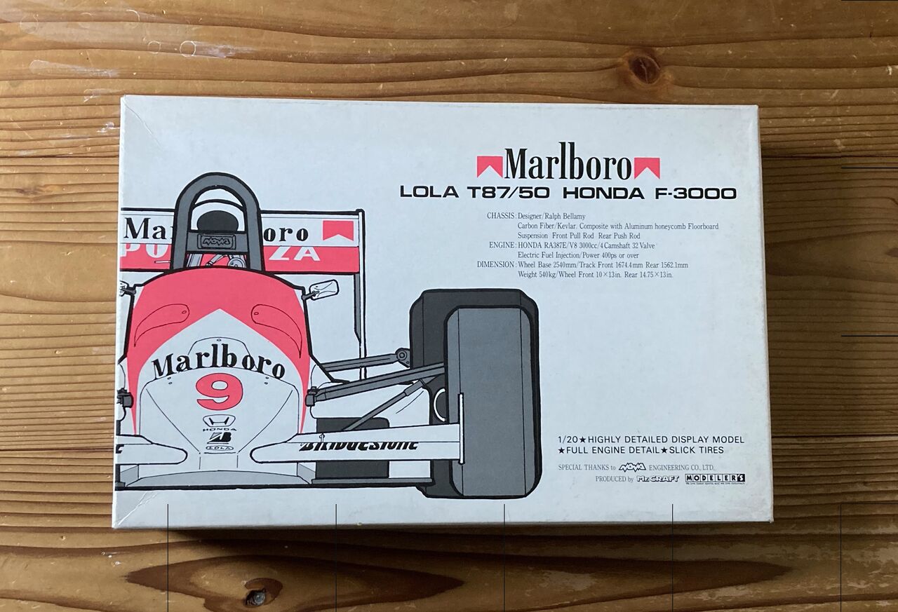 シュリンク未開封1/20 プラモデルLolaT87/50 F3000 モデラーズの