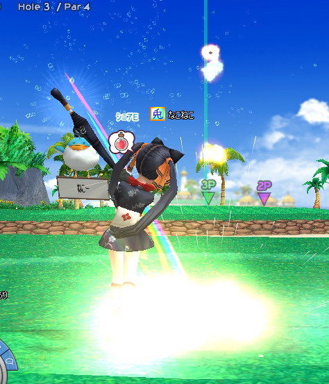 パンヤの新レアアイテム ぱんがさセット のエフェクトって なこねこの猫普及委員会 巫女 かわいいものも