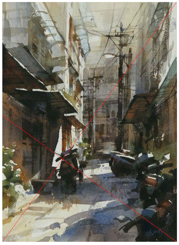 構図のはなし 対角線の活用法 高根沢晋也絵画教室日記 構図のはなし 対角線の活用法 高根沢晋也絵画教室日記