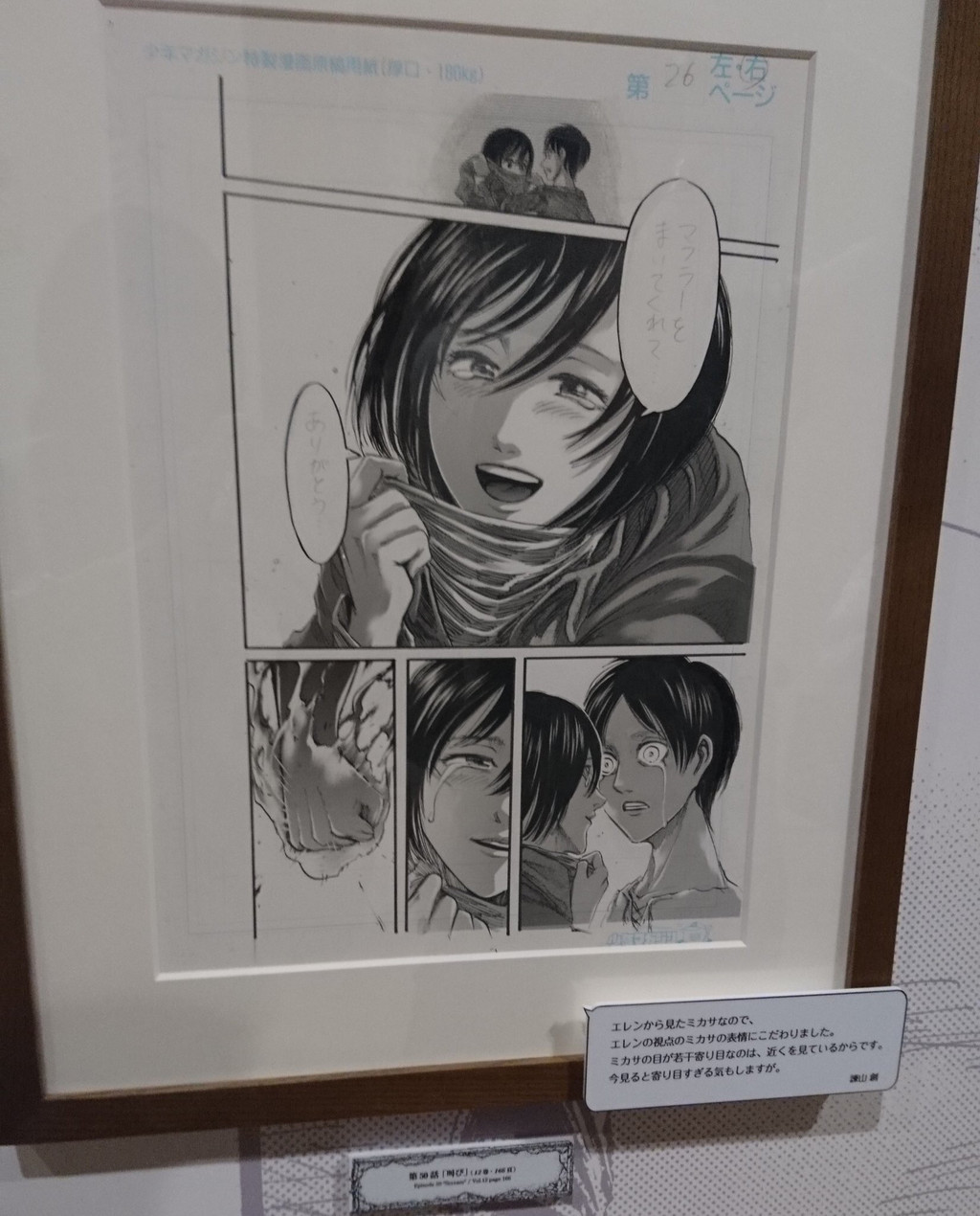 朗報 やっぱエレンはミカサのこと可愛いと思っている模様 まとメメちゃん