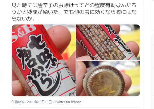 閲覧注意 Jk 七味の中に虫いるか確認しないと まとメメちゃん 閲覧注意 Jk 七味の中に虫いるか確認しないと まとメメちゃん