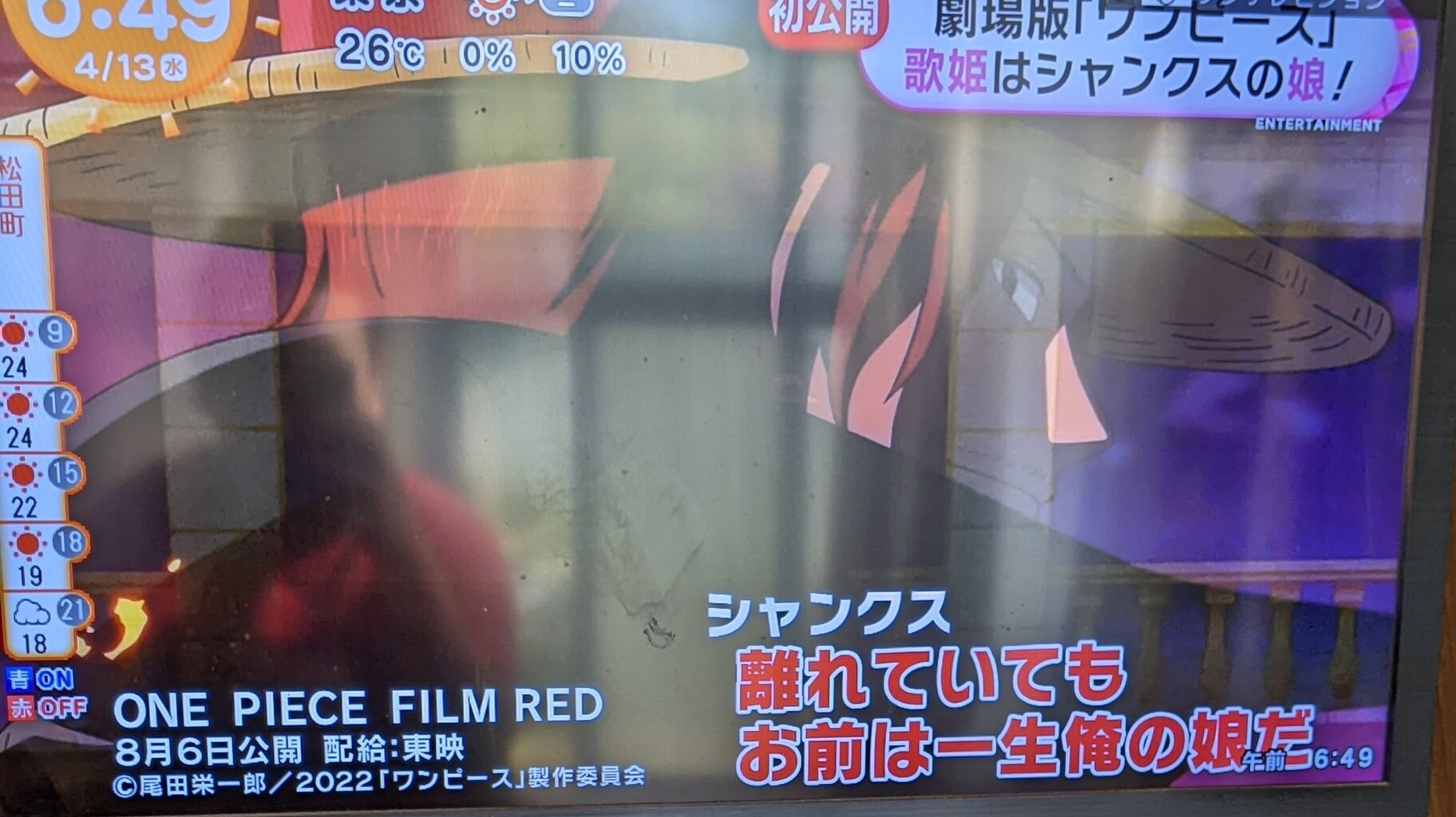 速報 赤髪のシャンクス 娘がいた事が確定した模様 まとメメちゃん 速報 赤髪のシャンクス 娘がいた事が確定した模様 まとメメちゃん
