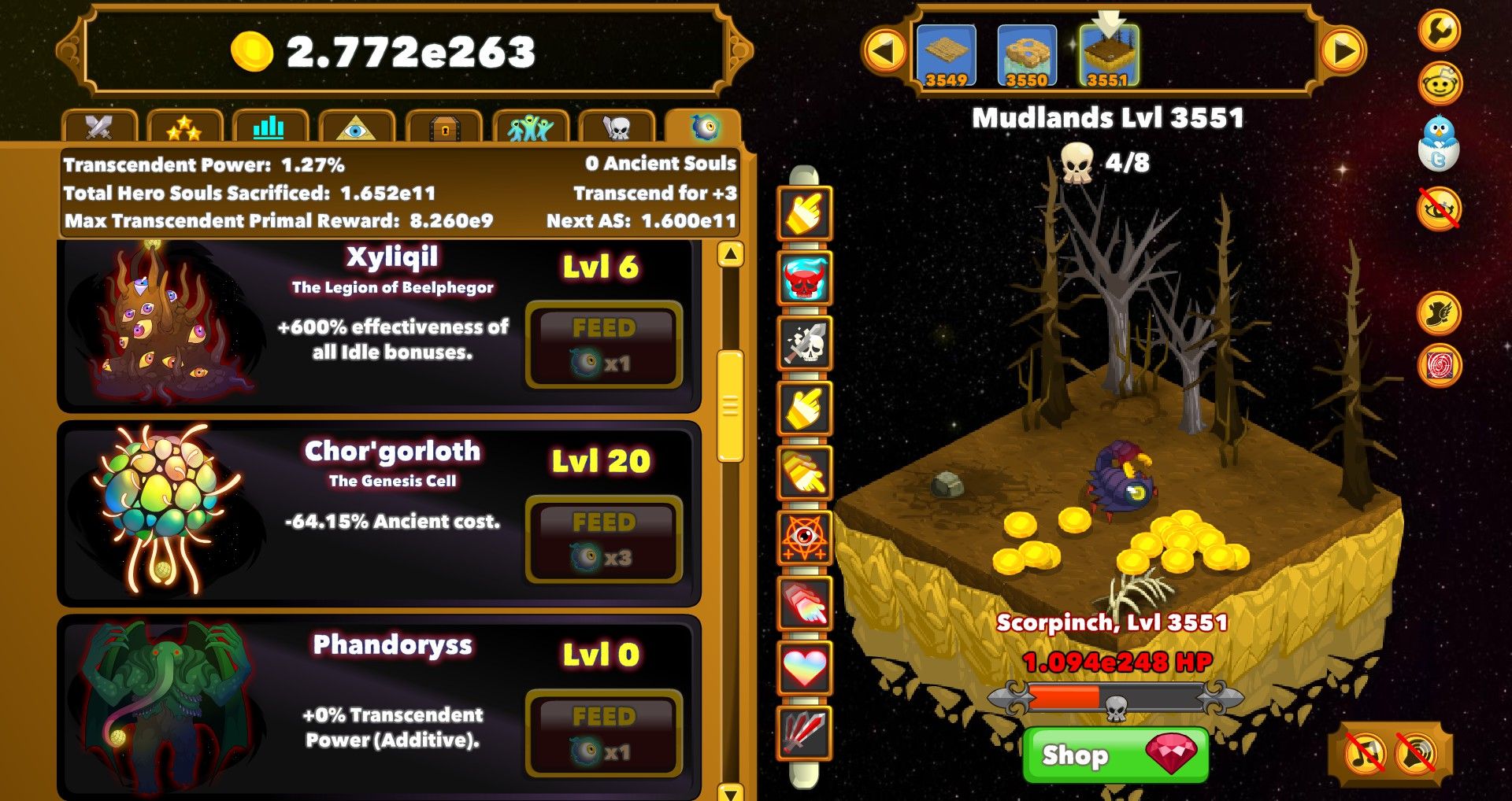 Steam Clicker Heroes Transcend後の攻略など やっぱルガディンなんだよな Steam Clicker Heroes Transcend後の攻略など やっぱルガディンなんだよな