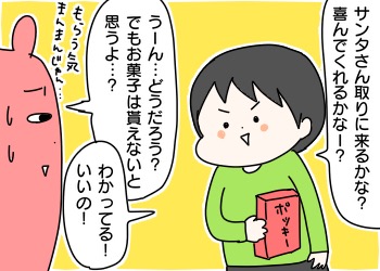 サンタさんにプレゼント
