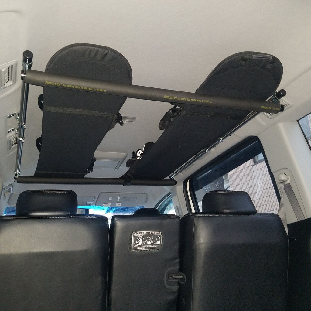 ありゃりゃ ステップワゴンrk5に荷室3列目シート上に手すりがないよ 車内キャリアのなみのりこぞうカンパニー スタッフブログ