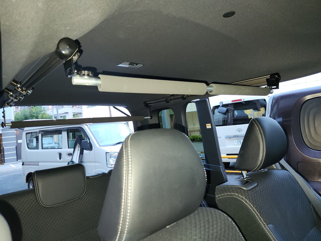 ダイハツ タントカスタム車内キャリア」完成！「たかが車内キャリア 