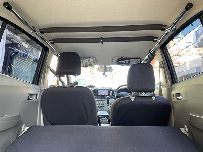 ダイハツミライースにサイドバーとスライドバーつけたよ なみのりこぞう スタッフブログ