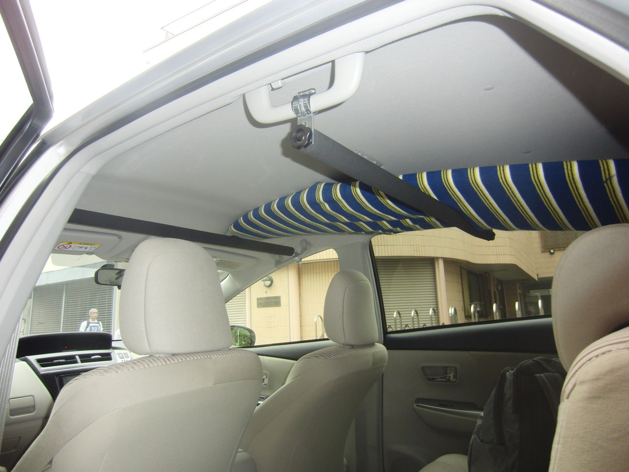 プリウスアルファ普通に固定金具式 : 車内キャリアのなみのりこぞう 