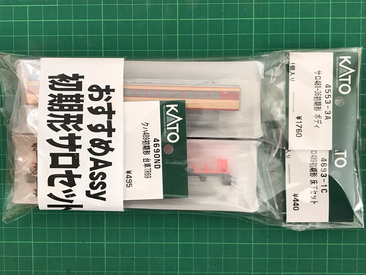 KATO サロ481 初期形 Assy : なみとの風