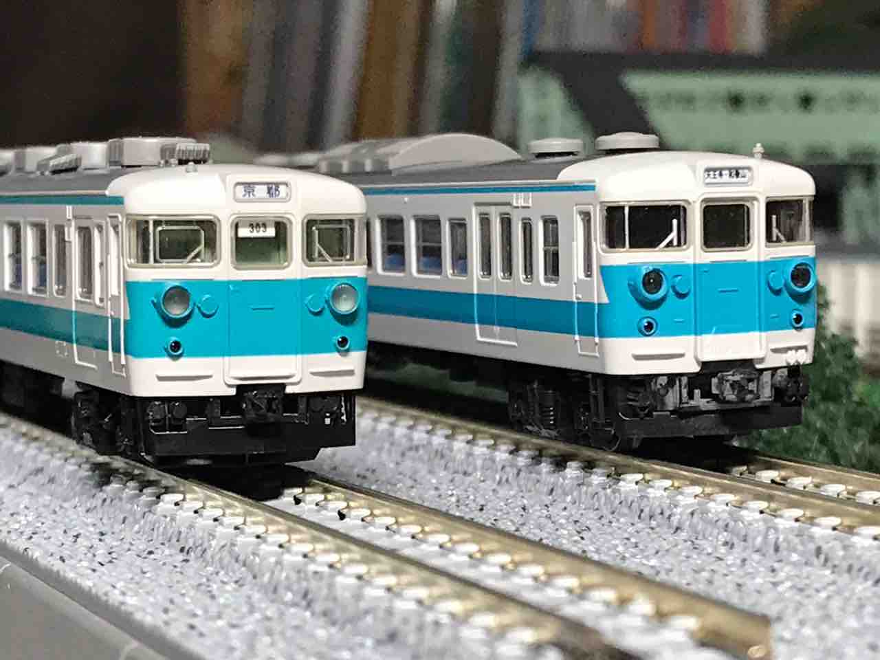 TOMIX 153系 新快速（高運転台）入線 : なみとの風